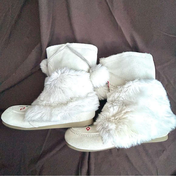 Airwalk White Fur-Lined Winter Boots - Picture 6 of 16